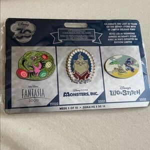 Disney 30th Anniversary Pin Set 5 of 10 LILO and Stitch